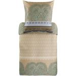 Reduzierte Beige Mediterrane Bassetti Bettwäsche Sets & Bettwäsche Garnituren mit Ornament-Motiv aus Mako-Satin 155x220 für den für den Frühling 