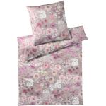 Reduzierte Rosa Blumenmuster Elegante Blumenbettwäsche aus Baumwolle 135x200 