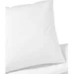 Weiße Elegante Bettwäsche Sets & Bettwäsche Garnituren mit Reißverschluss aus Jersey 155x220 