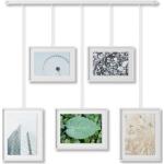 Weiße Moderne Umbra Fotowände & Bilderrahmen Sets aus Glas Querformat 10x15 