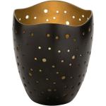 Reduzierte Graue 15 cm Fink Living Runde Windlichter matt aus Keramik 