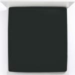 Schwarze Moderne Formesse Spannbettlaken in Übergröße aus Jersey 200x210 