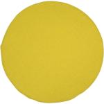 Gelbe Pad Runde Stuhlkissen rund 35 cm aus Textil 