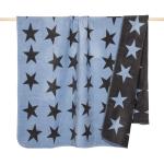 Blaue Sterne Moderne Pad Kuscheldecken & Wohndecken aus Baumwollmischung 150x200 