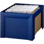 (44.11 EUR / Stück) HAN Hängemappenbox Karat 1905 blau bis 35 Mappen gefüllt mit 25 Mappen stapelbar 4255704304770 HAN