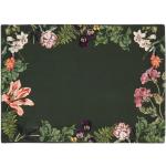 Dunkelgrüne Blumenmuster Vintage ESSENZA HOME Tischsets & Platzsets aus Baumwolle 4-teilig 