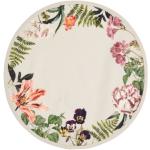 Sandfarbene Blumenmuster Vintage ESSENZA HOME Runde Tischsets & Platzsets aus Baumwolle 4-teilig 