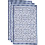 Blaue Gestreifte PIP Gästehandtücher aus Frottee 30x50 3-teilig 