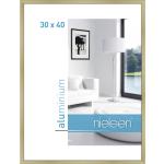 Goldene Nielsen Design Bilderrahmen matt aus Aluminium 30x40 
