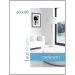 Silberne Nielsen Design Bilderrahmen aus Aluminium Querformat 60x80 