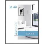 Schwarze Nielsen Design Bilderrahmen matt Querformat 60x80 