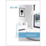 Weiße Nielsen Design Bilderrahmen Glänzende Querformat 60x80 