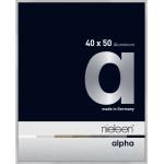 Silberne Nielsen Design Bilderrahmen matt aus Aluminium 40x50 