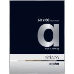 Silberne Nielsen Design Bilderrahmen matt aus Aluminium Querformat 60x80 