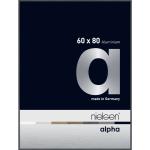 Dunkelgraue Nielsen Design Bilderrahmen aus Aluminium Querformat 60x80 