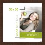 Moderne Nielsen Design Quadratische Bilderrahmen aus Palisander 30x30 