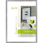 Anthrazitfarbene Moderne Nielsen Design Bilderrahmen aus Massivholz 50x70 