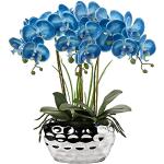 Blaue Künstliche Orchideen 