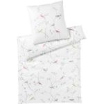 Reduzierte Weiße Elegante Bettwäsche Sets & Bettwäsche Garnituren mit Vogel-Motiv aus Baumwolle 220x200 für den für den Frühling 