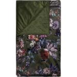 Tannengrüne Blumenmuster ESSENZA HOME Kuscheldecken & Wohndecken aus Textil 