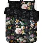 Schwarze Blumenmuster ESSENZA HOME Bettwäsche Sets & Bettwäsche Garnituren mit Reißverschluss aus Baumwolle 70x90 