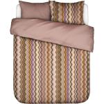 Pinke Gestreifte Moderne ESSENZA HOME Bettwäsche Sets & Bettwäsche Garnituren mit Reißverschluss aus Baumwolle 70x90 