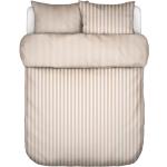 Sandfarbene Gestreifte Marc O'Polo Nachhaltige Bettwäsche Sets & Bettwäsche Garnituren aus Baumwolle 200x200 
