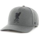 Anthrazitfarbene FC Liverpool Snapback-Caps für Herren Einheitsgröße 