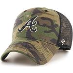 '47 Brand MVP Trucker Adjustable Cap Atlanta Braves B-CBRAN01GWP-CMB Camouflage, Size:OneSize