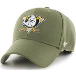 47 NHL Anaheim Ducks MVP Unisex-Baseballkappe, Verstellbar, Hochwertiges Design und Verarbeitung, Badge Logo, Sandalwood Green