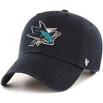 '47 Brand Relaxed Fit Cap - CLEAN UP San Jose Sharks schwarz
