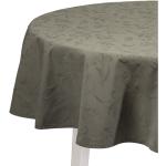 Olivgrüne Pichler Runde Runde Tischdecken 170 cm aus Baumwollmischung maschinenwaschbar 