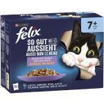 Felix Katzenfutter So gut wie es aussieht Senior Katzenfutter nass mit Geflügel 