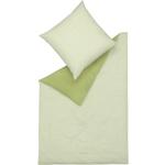 Grüne Gestreifte Esprit Bettwäsche Sets & Bettwäsche Garnituren mit Reißverschluss aus Baumwolle maschinenwaschbar 135x200 