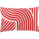 Rote Moderne Tom Tailor Bio Kissenbezüge & Kissenhüllen mit Reißverschluss aus Baumwolle maschinenwaschbar 50x30 