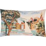 Mediterrane Pad Kissenbezüge & Kissenhüllen mit Landschafts-Motiv aus Baumwolle 40x70 