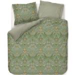 Grüne Blumenmuster PIP Bettwäsche Sets & Bettwäsche Garnituren aus Perkal 200x200 