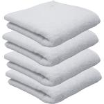 Weiße Handtücher aus Frottee maschinenwaschbar 50x100 