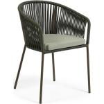 Dunkelgrüne Moderne 4Home Gartenstühle Metall aus Metall Outdoor Breite 50-100cm, Höhe 50-100cm, Tiefe 0-50cm 4-teilig 