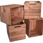 Holzbox mit Verschluss und Keramik braun Kaffeedekor 2er Set HOLZKISTE HOLZ-SCHA 