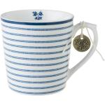 Blaue Gestreifte Moderne Laura Ashley Kaffeetassen-Sets aus Porzellan 4-teilig 