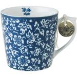 Blaue Blumenmuster Romantische Laura Ashley Kaffeetassen-Sets aus Porzellan 4-teilig 