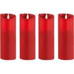 Rote 23 cm Sompex Flame Künstliche Adventskränze 4-teilig 