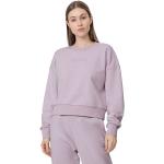 Reduzierte Pinke Unifarbene 4F Rundhals-Ausschnitt Damensweatshirts mit Cutwork Größe M 