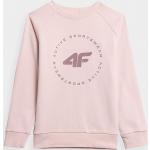 Black Friday Angebote - Pinke 4F Rundhals-Ausschnitt Kindersweatshirts aus Baumwolle für Mädchen Größe 158 