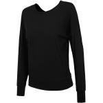 Reduzierte Schwarze 4F Rundhals-Ausschnitt Damensweatshirts mit Cutwork aus Polyamid Größe M 