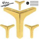 Goldene Moderne Möbelfüße aus Metall Breite 0-50cm, Höhe 0-50cm, Tiefe 0-50cm 