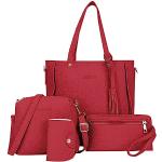 Rote Handtaschen Sets für Damen 