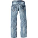 4Wards Herren Jeans W30,W31 L34 Denim Hose Blue Light Destroyed Straight Pants