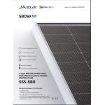 Silberne JA Solar Solarmodule 